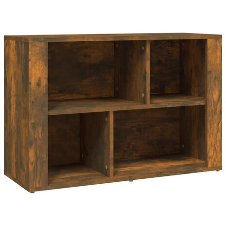 Dressoir 80x30x54 cm bewerkt hout gerookt eikenkleurig 2