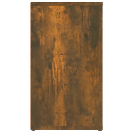 Dressoir 80x30x54 cm bewerkt hout gerookt eikenkleurig 6