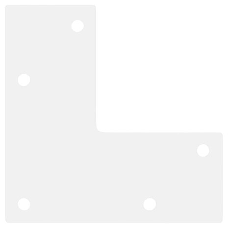Salontafelpoten conische vorm 4 st 42-43 cm staal wit 7