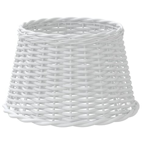 Lampenkap Ø45x28 cm wicker wit 2