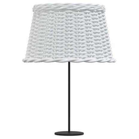 Lampenkap Ø45x28 cm wicker wit 4