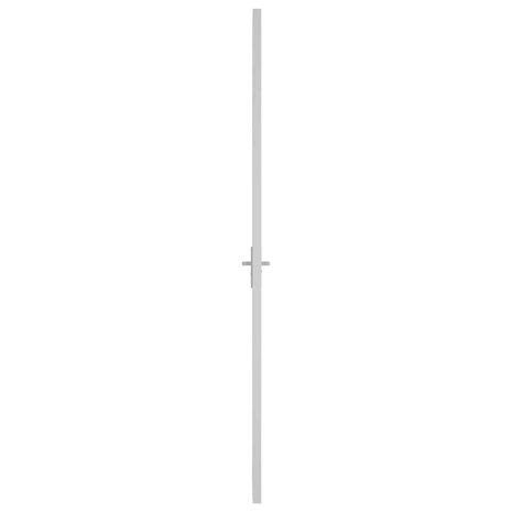 Binnendeur 93x201,5 cm ESG-glas en aluminium wit 4
