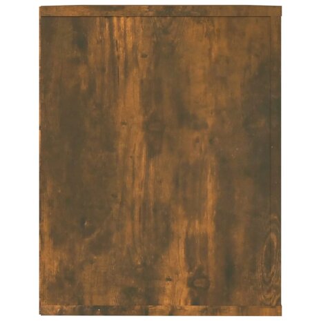 Schoenenrek 75x35x45 cm bewerkt hout gerookt eikenkleurig 6