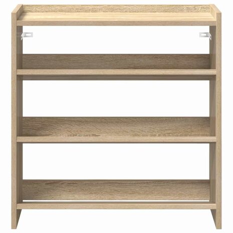 Schoenenrek 60x25x62 cm bewerkt hout sonoma eikenkleurig 4