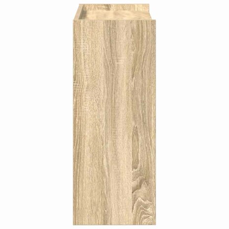 Schoenenrek 60x25x62 cm bewerkt hout sonoma eikenkleurig 5