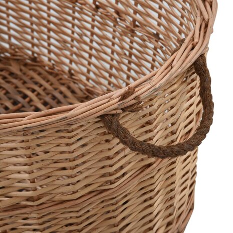 Houtmand met handvatten 88x57x34 cm natuurlijk wilgenhout 5