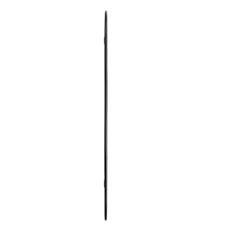 Wandspiegel 60x25 cm zwart 4