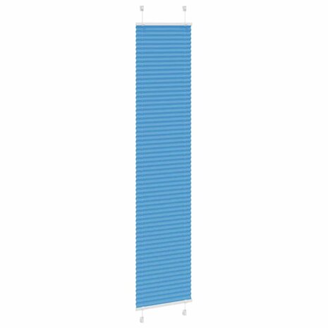 Plissé rolgordijn 45x200 cm stofbreedte 44,4 cm polyester blauw 3
