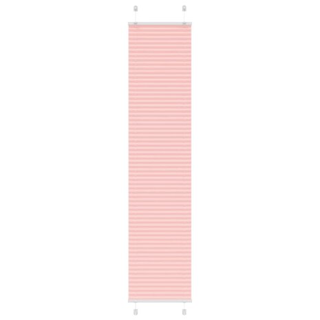 Plissé rolgordijn 40x200 cm stofbreedte 39,4 cm polyester roze 1