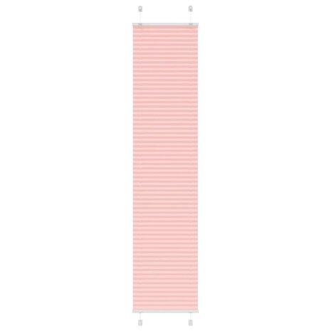 Plissé rolgordijn 50x200 cm stofbreedte 49,4 cm polyester roze 1