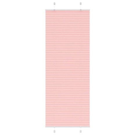 Plissé rolgordijn 70x200 cm stofbreedte 69,4 cm polyester roze 1