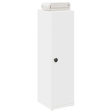 Badkamerkast met rolhouder 20,5x22x72 cm wit 1
