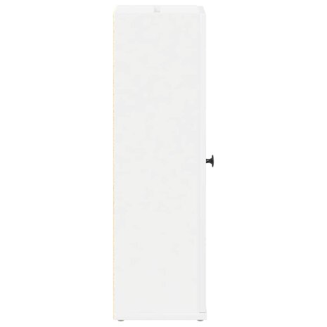 Badkamerkast met rolhouder 20,5x22x72 cm wit 6