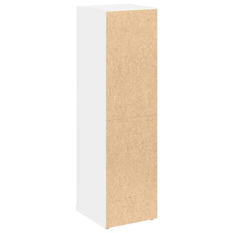 Badkamerkast met rolhouder 20,5x22x72 cm wit 7
