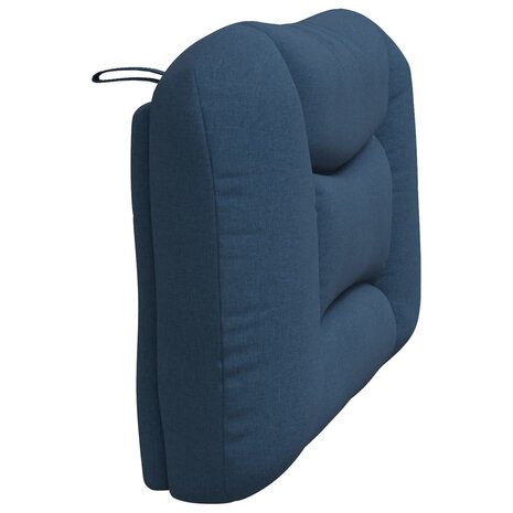 Hoofdbordkussen "Hvar" 100 cm stof blauw 6