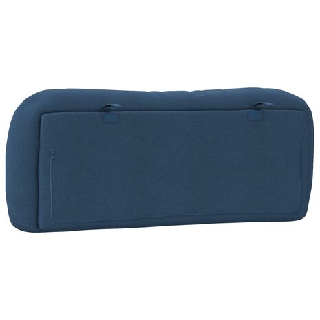 Hoofdbordkussen "Hvar" 100 cm stof blauw 7