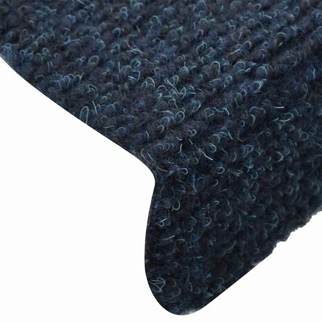 Trapmatten zelfklevend 10 st 65x21x4 cm naaldvilt marineblauw 6