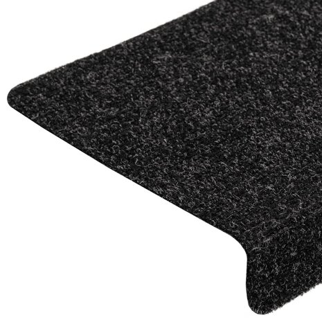 Trapmatten 10 st 65x21x4 cm naaldvilt zwart 6