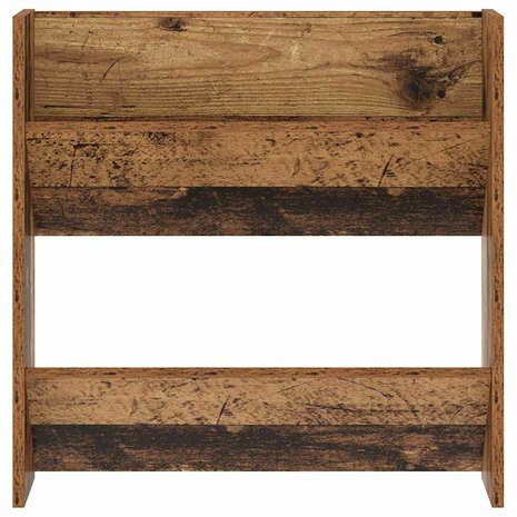 Wand Schoenenkasten Oud hout 60 x 18 x 60 cm Bewerkt hout 5