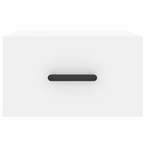 Nachtkastje wandgemonteerd 35x35x20 cm wit 5