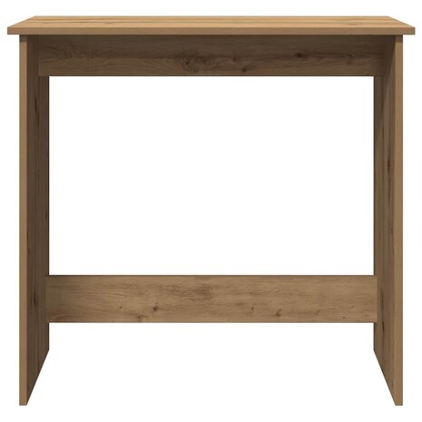 Bureau 80x40x75 cm bewerkt hout artisanaal eikenkleurig 4
