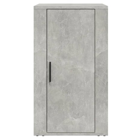 Dressoir 40x33x70 cm bewerkt hout betongrijs 3