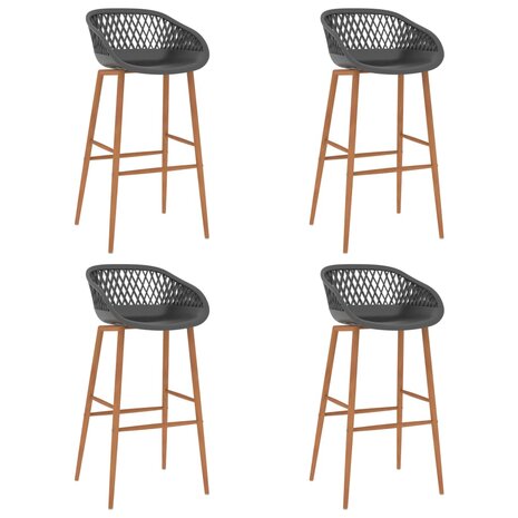 5-delige Barset zwart en grijs 6