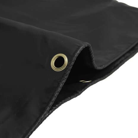 Dekzeil 650 g/m² 1,5x2 m zwart 4