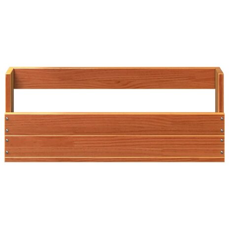 Schoenenrekken 2 st 59x8,5x23,5 cm massief grenenhout wasbruin 6