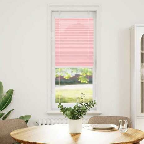 Plissé rolgordijn 40x100 cm stofbreedte 39,4 cm polyester roze 2