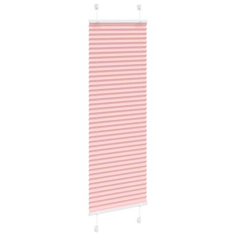 Plissé rolgordijn 40x100 cm stofbreedte 39,4 cm polyester roze 3