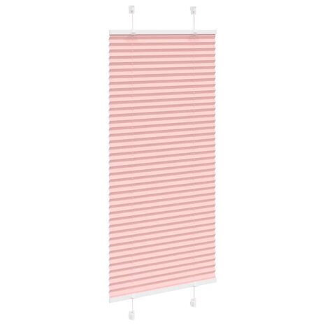 Plissé rolgordijn 55x150 cm stofbreedte 54,4 cm polyester roze 3