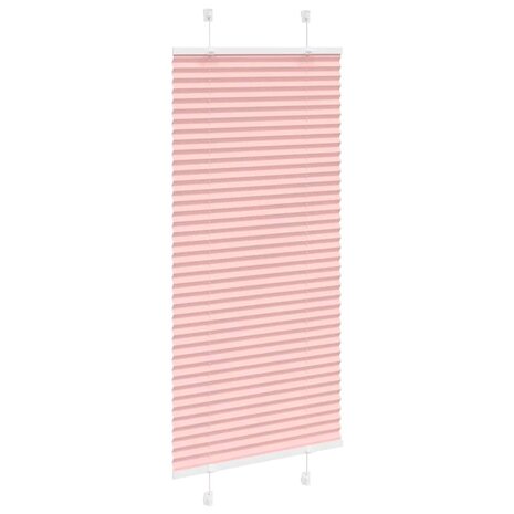 Plissé rolgordijn 60x150 cm stofbreedte 59,4 cm polyester roze 3
