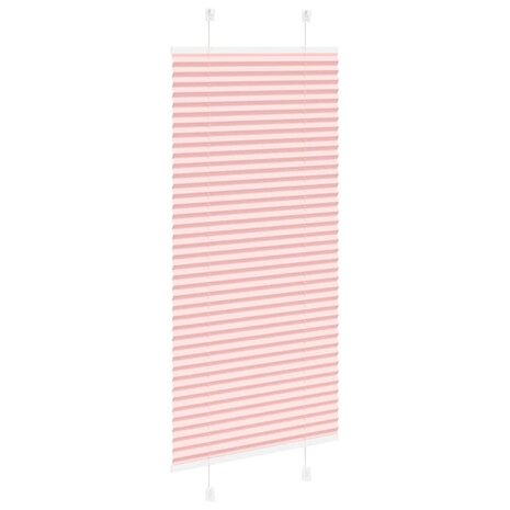 Plissé rolgordijn 60x150 cm stofbreedte 59,4 cm polyester roze 4