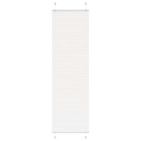 Plissé rolgordijn 60x200 cm stofbreedte 59,4 cm polyester wit 1