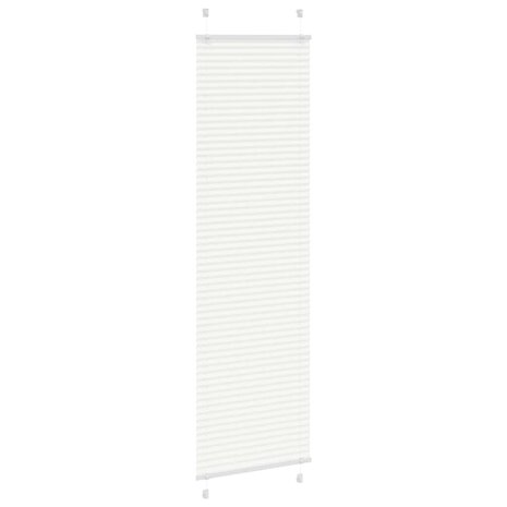 Plissé rolgordijn 60x200 cm stofbreedte 59,4 cm polyester wit 3