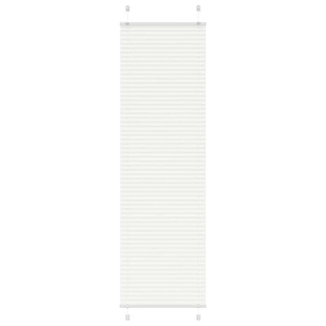 Plissé rolgordijn 65x200 cm stofbreedte 64,4 cm polyester wit 1
