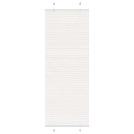 Pliss&eacute; rolgordijn 70x200 cm stofbreedte 69,4 cm polyester wit 1