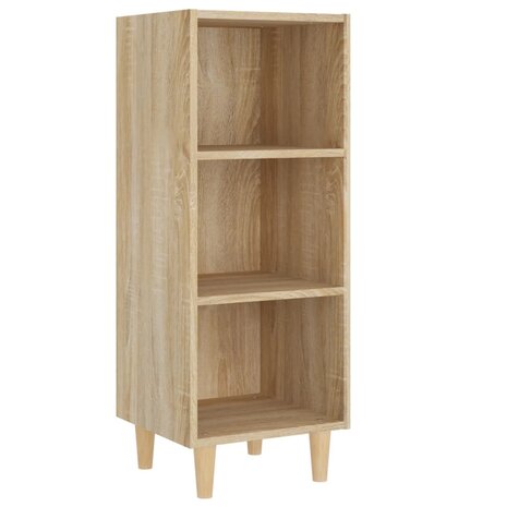 Dressoir 34,5x32,5x90 cm bewerkt hout sonoma eikenkleurig 2