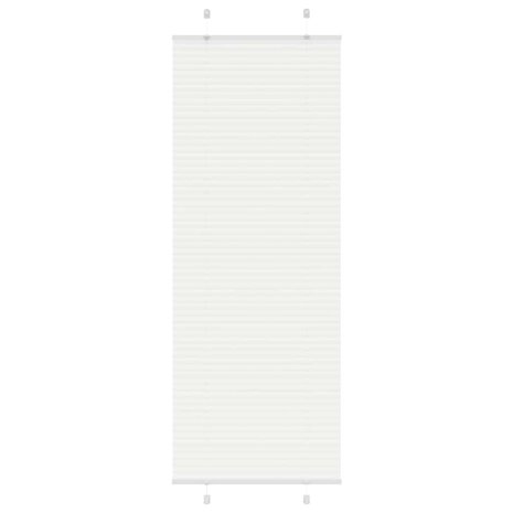 Plissé rolgordijn 80x200 cm stofbreedte 79,4 cm polyester wit 1