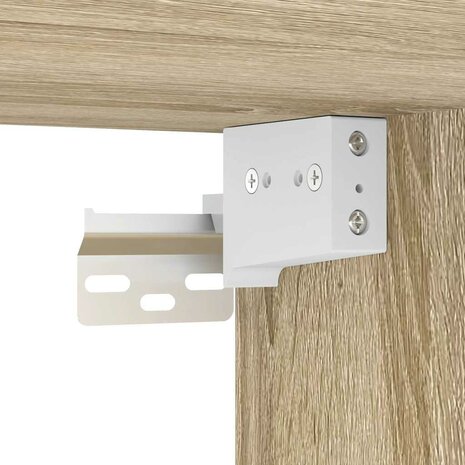 Hangkast 20x29,5x60 cm bewerkt hout sonoma eikenkleurig 8