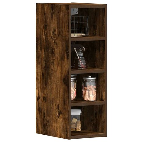 Hangkast Riga 20x29,5x60 cm bewerkt hout gerookt eikenkleurig 1