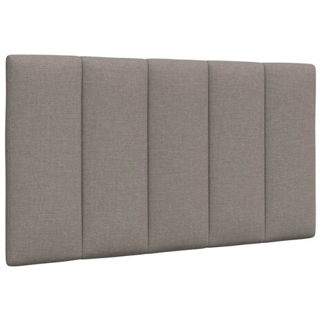 Hoofdbordkussen "Hanko" 80 cm stof taupe 1