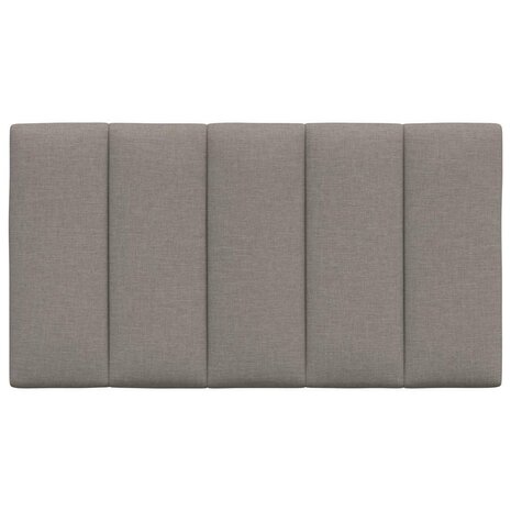 Hoofdbordkussen "Hanko" 80 cm stof taupe 4