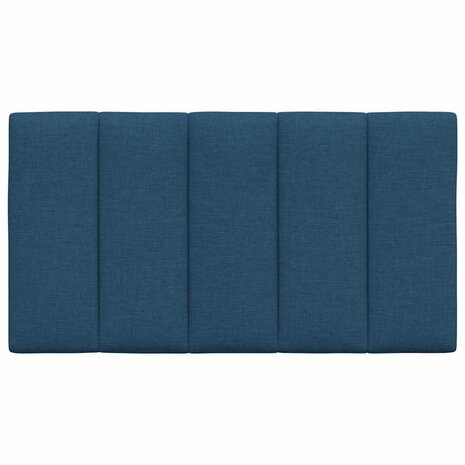 Hoofdbordkussen "Hanko" 80 cm stof blauw 4