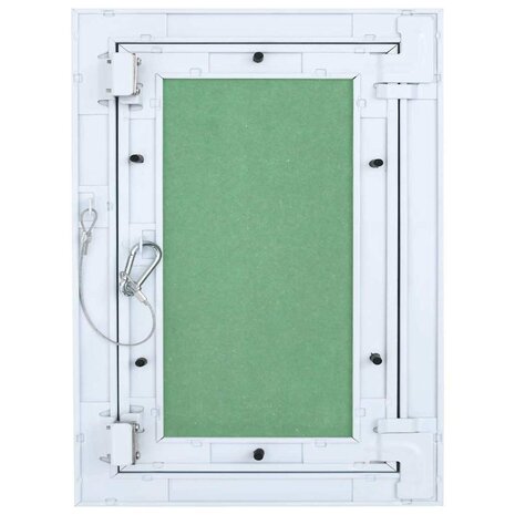 Toegangspaneel 200x300 mmmet aluminium frame en gipsplaat 3