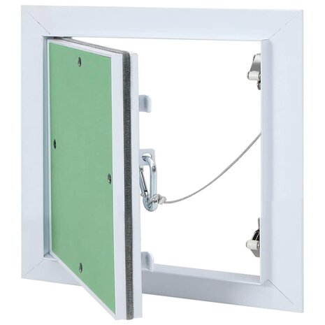 Toegangspaneel 250x250 mm met aluminium frame en gipsplaat 1