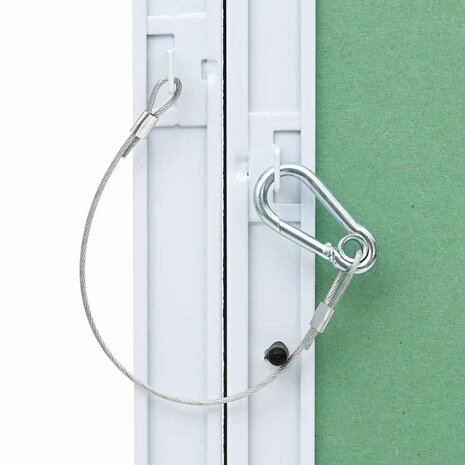 Toegangspaneel 250x250 mm met aluminium frame en gipsplaat 7