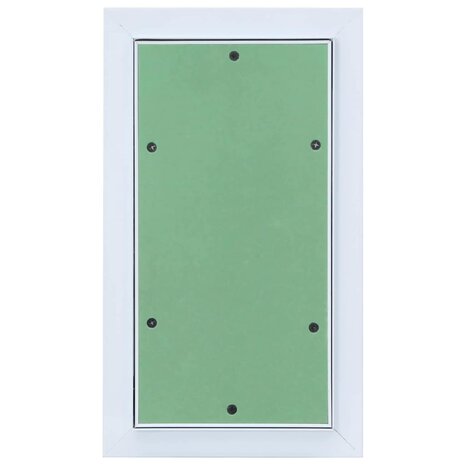 Toegangspaneel 250x500 mm met aluminium frame en gipsplaat 4