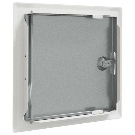 Toegangs paneel 2 pcs Wit 20 x 20 cm staal 6